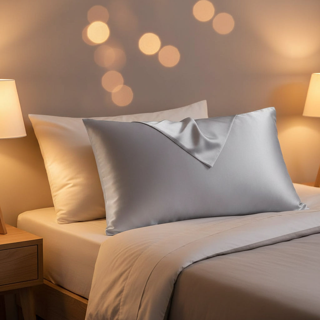 Satin Silk Ultra Soft Pillow Case - 2 Pcs Set