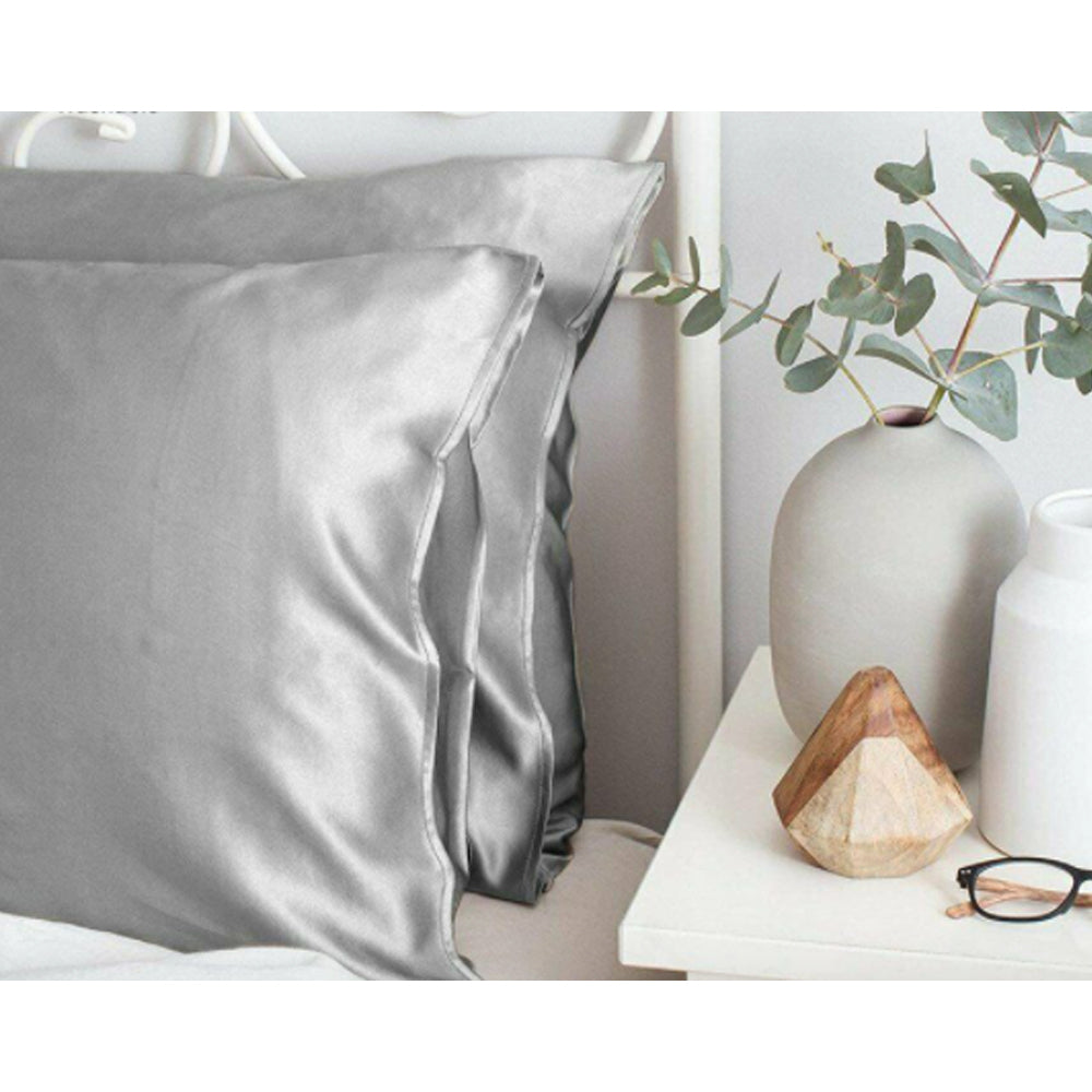 Satin Silk Ultra Soft Pillow Case - 2 Pcs Set