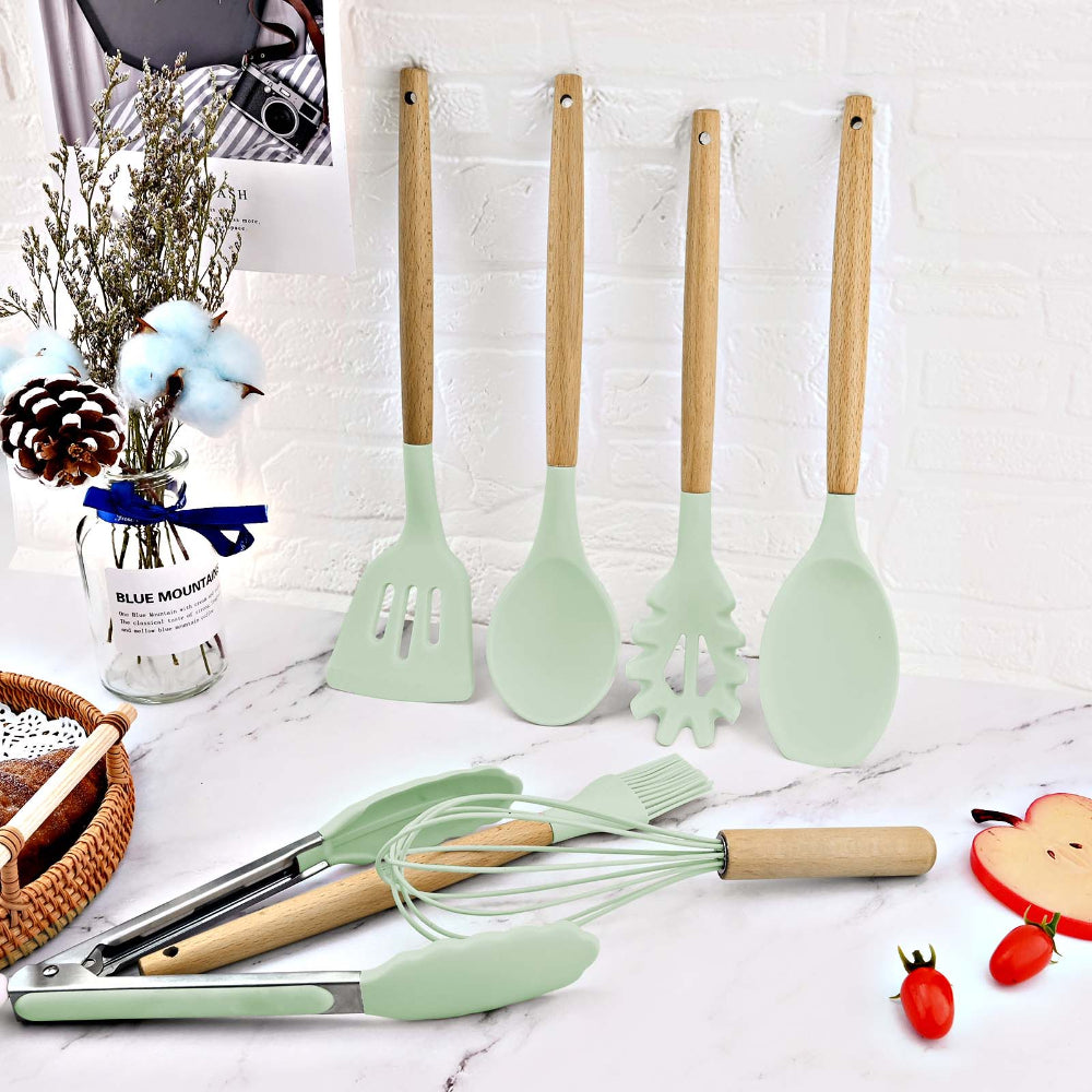 12 Piece Silicone Utensil Set