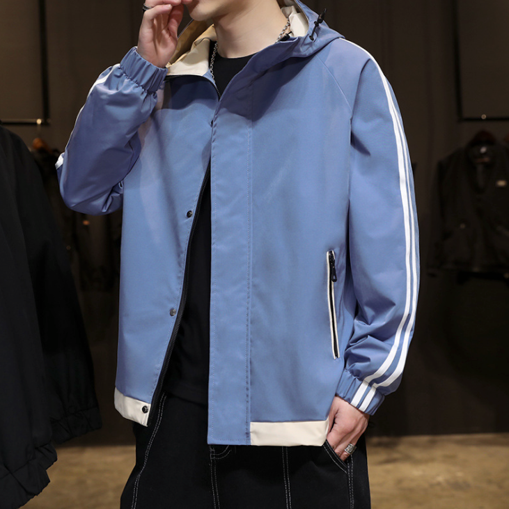 Mens Windproof Hooded Jacket