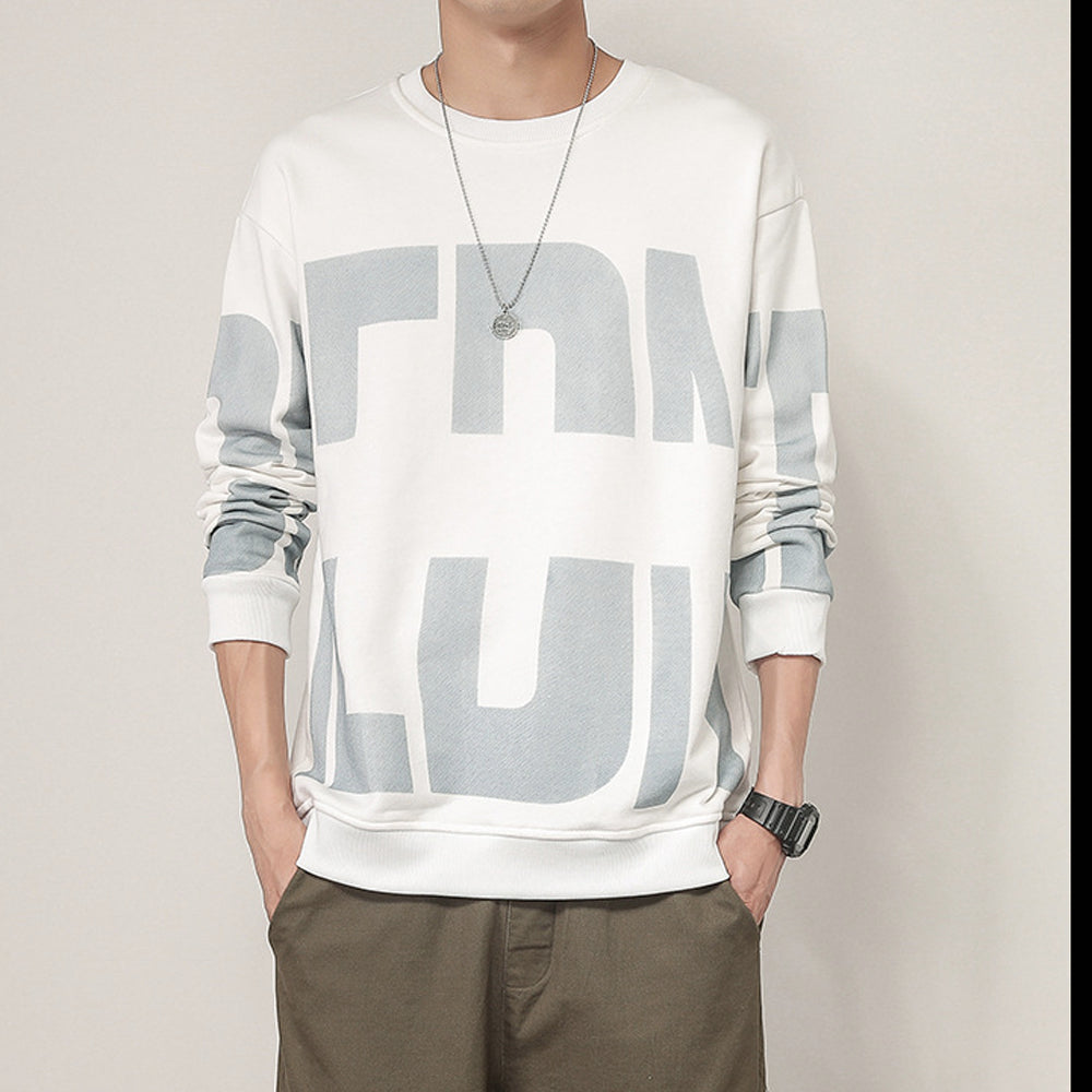 Mens Stylish Logo Sweatshirt in 3 Colors