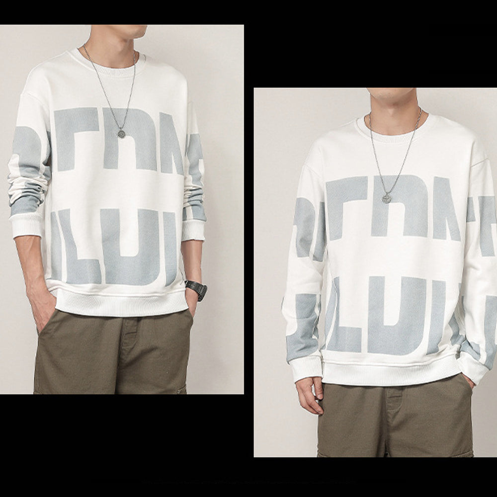 Mens Stylish Logo Sweatshirt in 3 Colors