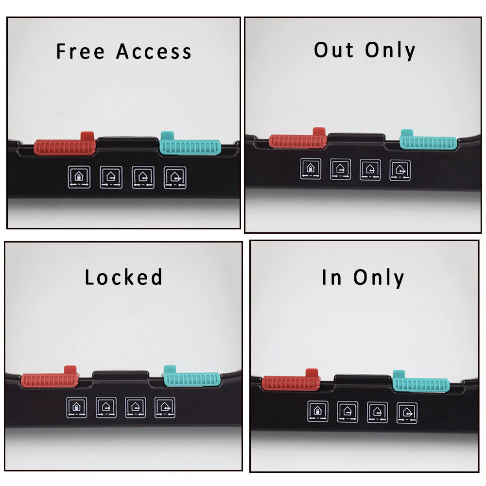 Cat and Dog Door with Security Door Flap Medium Size