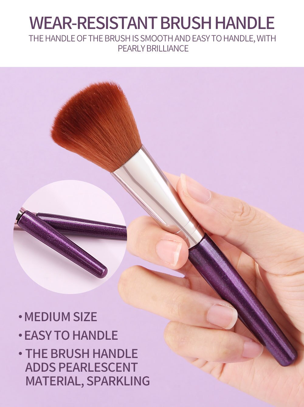 Pearlescent 18 Piece Makeup Brush Set