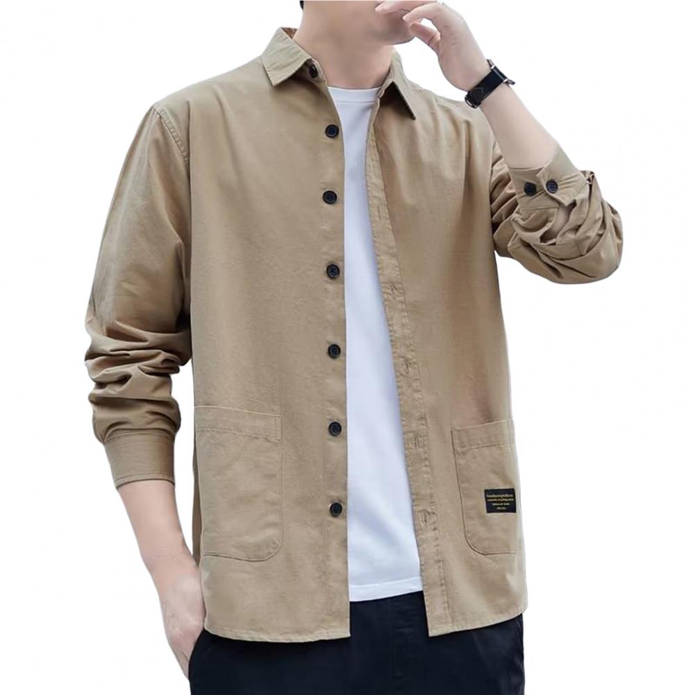 Men's Button Down Shirt With Pockets