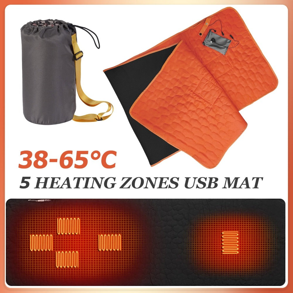 Portable USB Camping Outdoor Heated Sleeping Mat