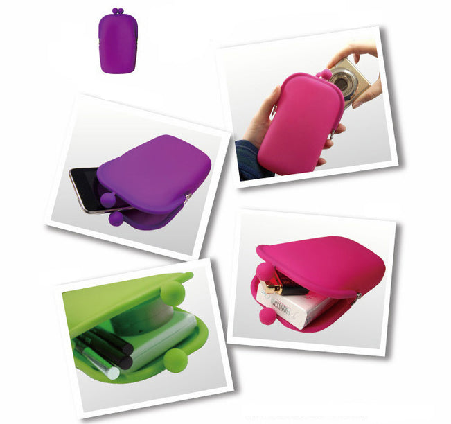 Silicone Pouch for Coins & Key - 2 Units