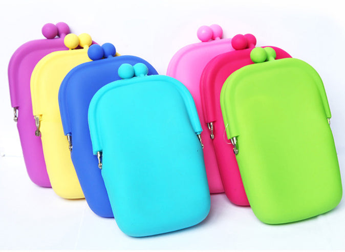 Silicone Pouch for Coins & Key - 2 Units