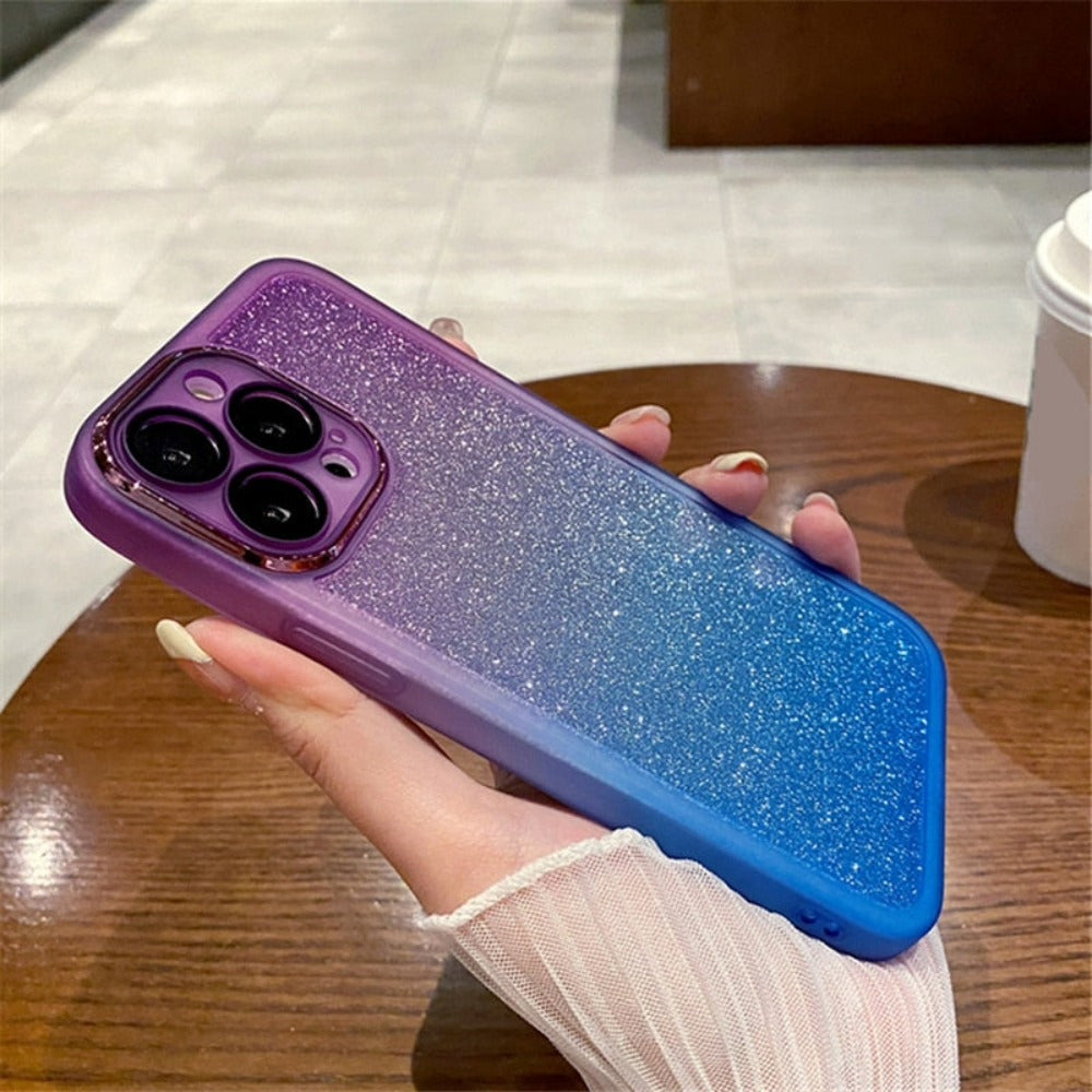 Gradient Color Clear Phone Case For IPhone