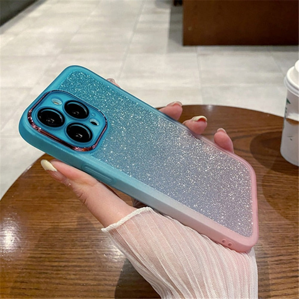 Gradient Color Clear Phone Case For IPhone