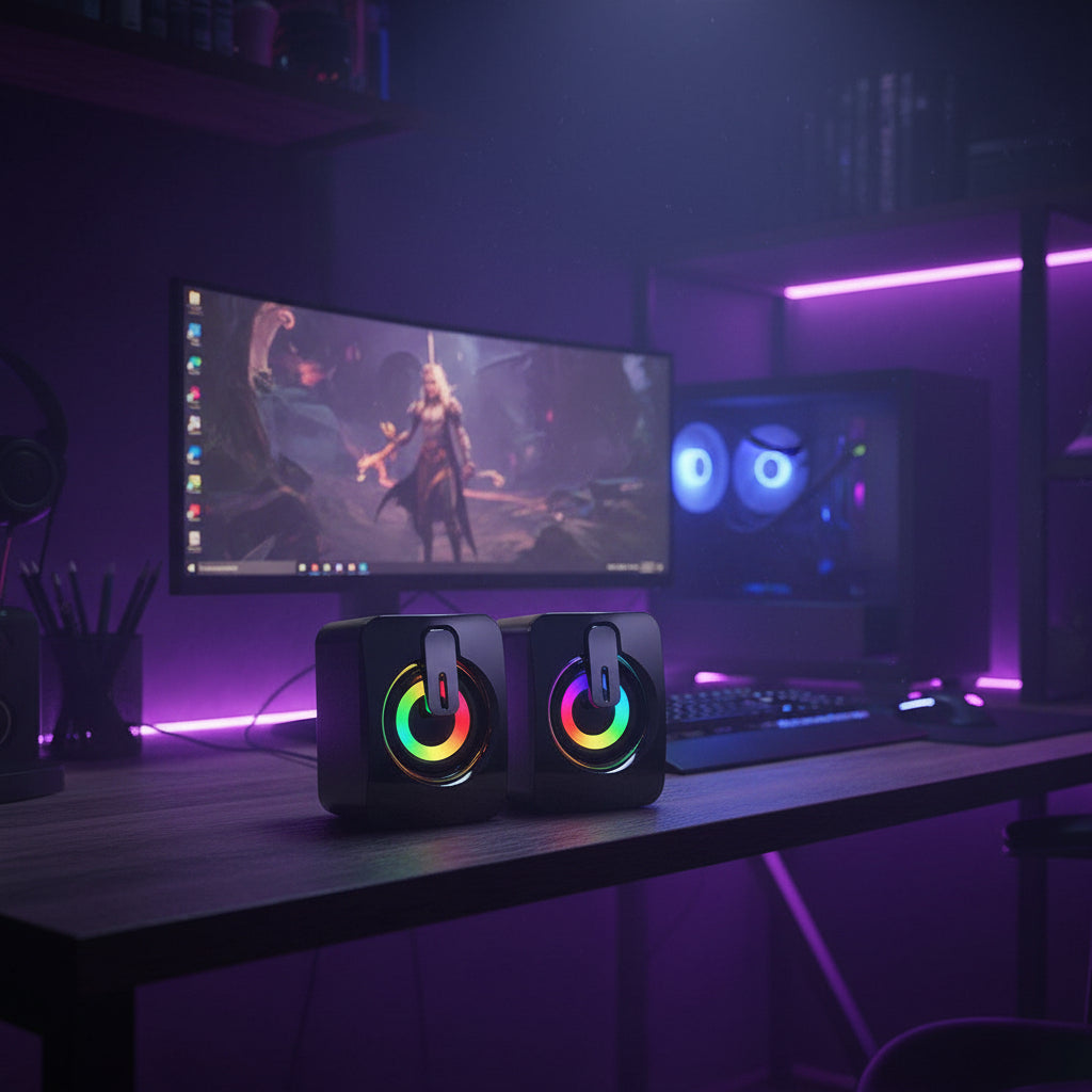 Mini RGB Computer Speaker