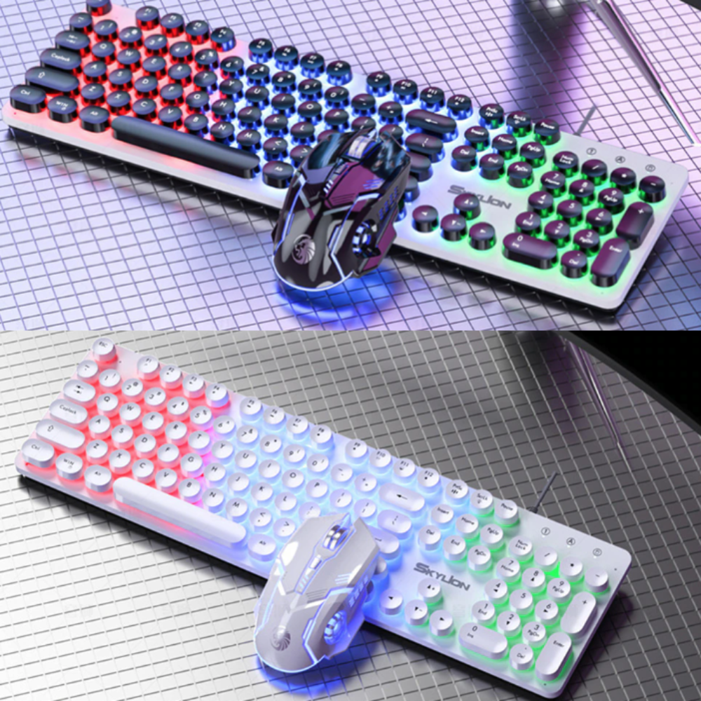 Dragon BX9 LED Backlight Gaming USB Wired Keyboard Mouse Set
