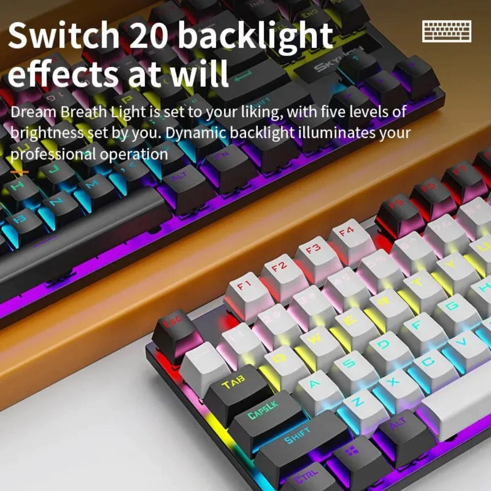ChromaGlow USB Wired Gaming Keyboard