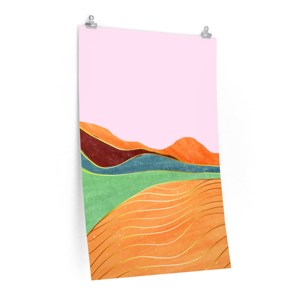 Toscana Landscape Pink Room Decor