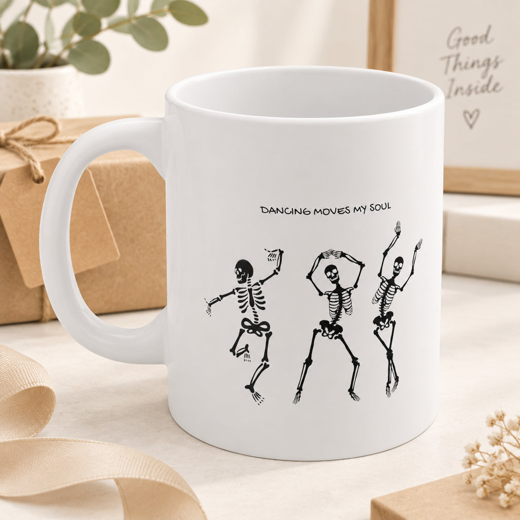 Skeletons Dancing Mug
