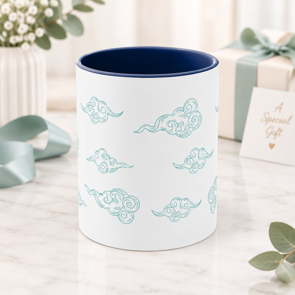 Contrasting Floating Clouds Coffee Tea Mug
