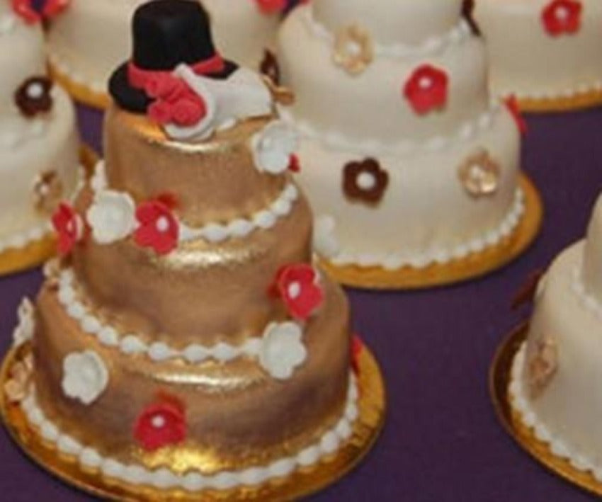 Mini 3-Tier Cupcake Pudding Cake Mold 5 pcs set