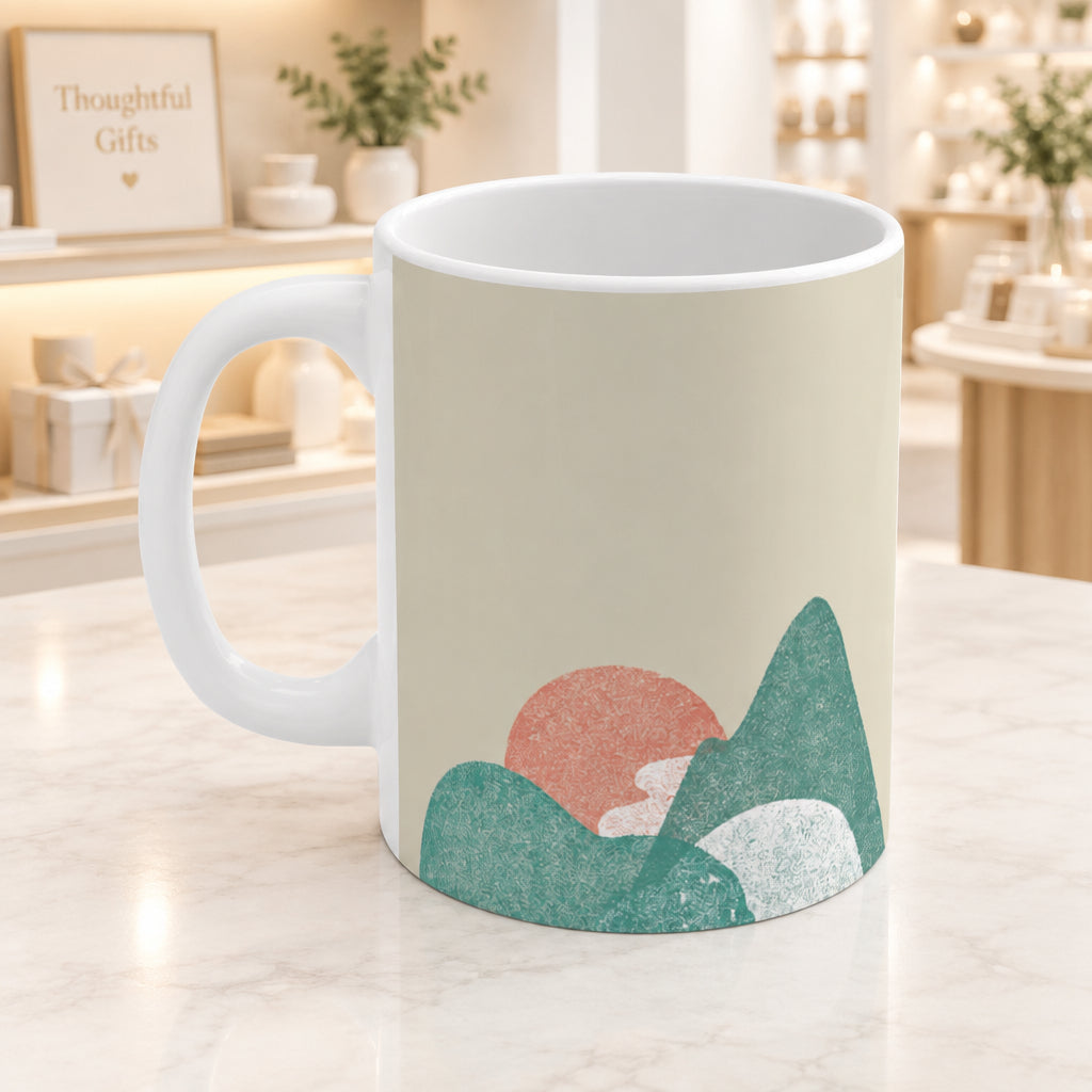 Abstract Landscape Coffee Tea Mug
