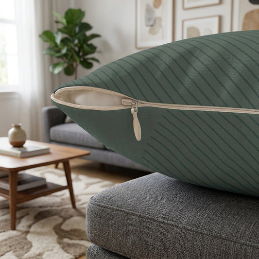 Abstract Dark Green Design Cushion Home Decoration Accents - 4 Sizes