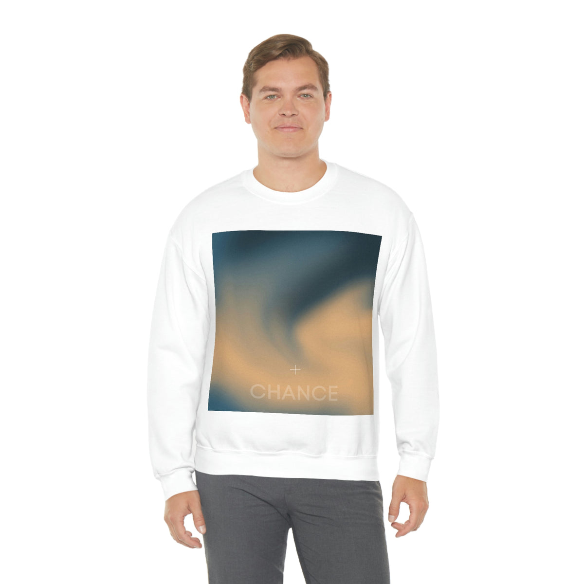 Mens Gradient Swirl Sweatshirt