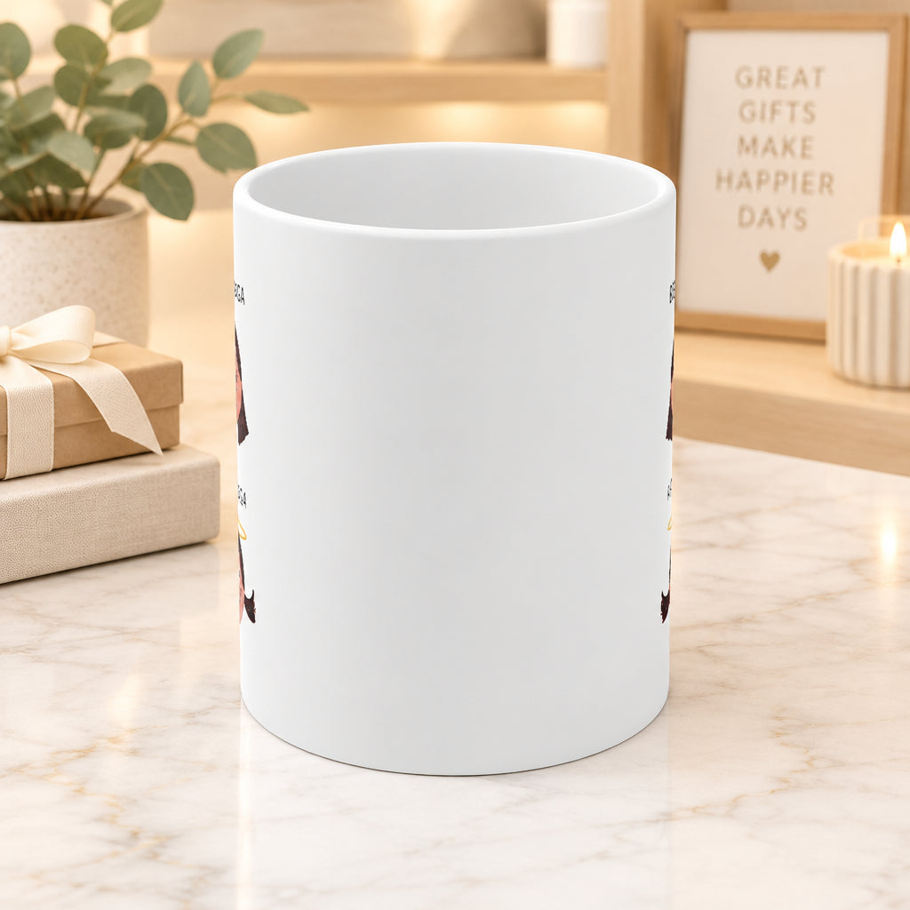 Before and After Yoga Novelty Mug