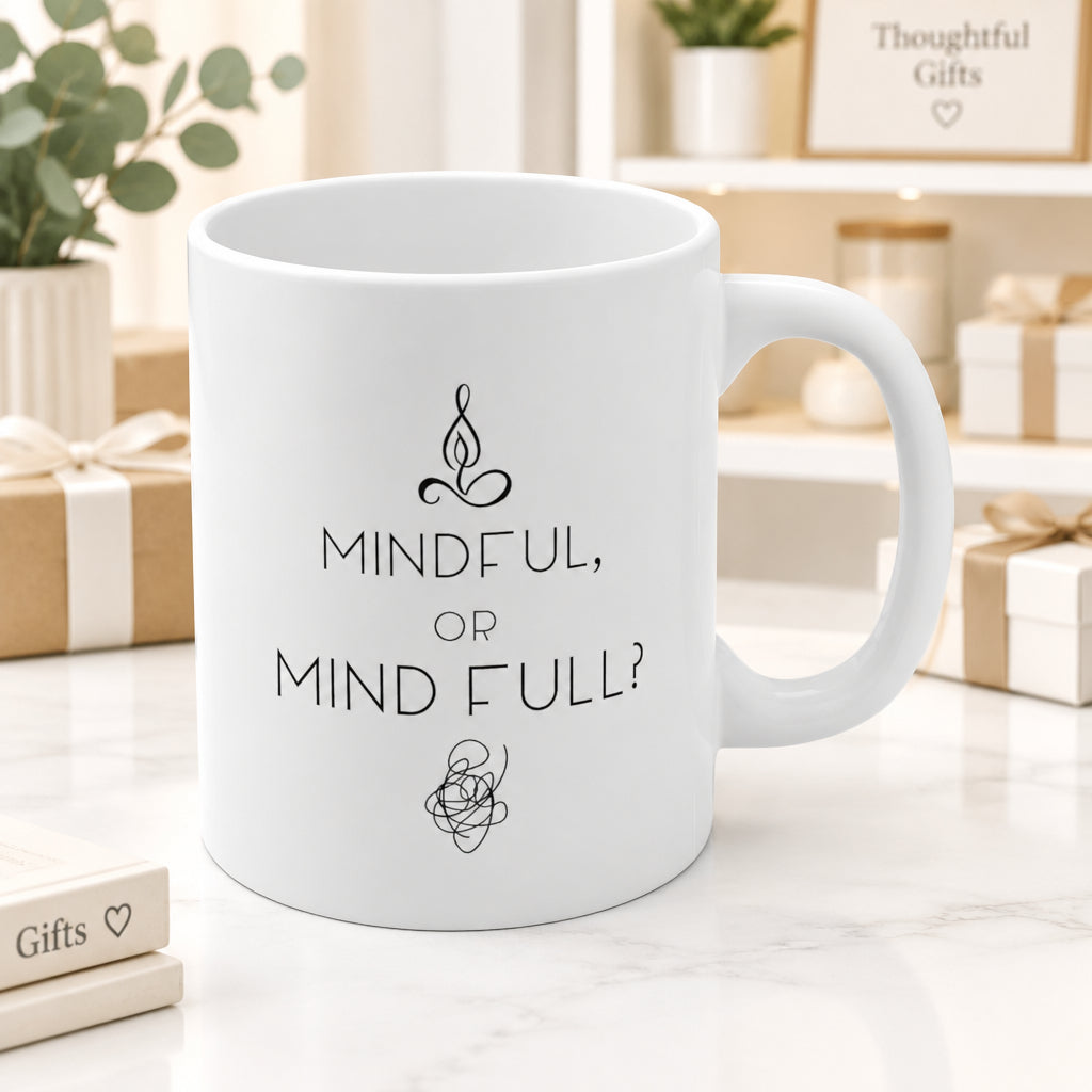 Yoga Theme - Mindful or Mind Full Mug