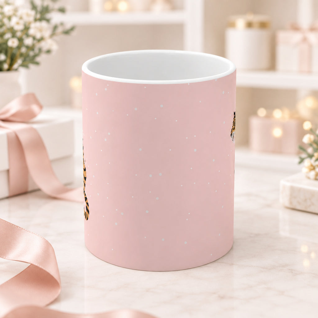 Pink Leopard Mug 11 oz
