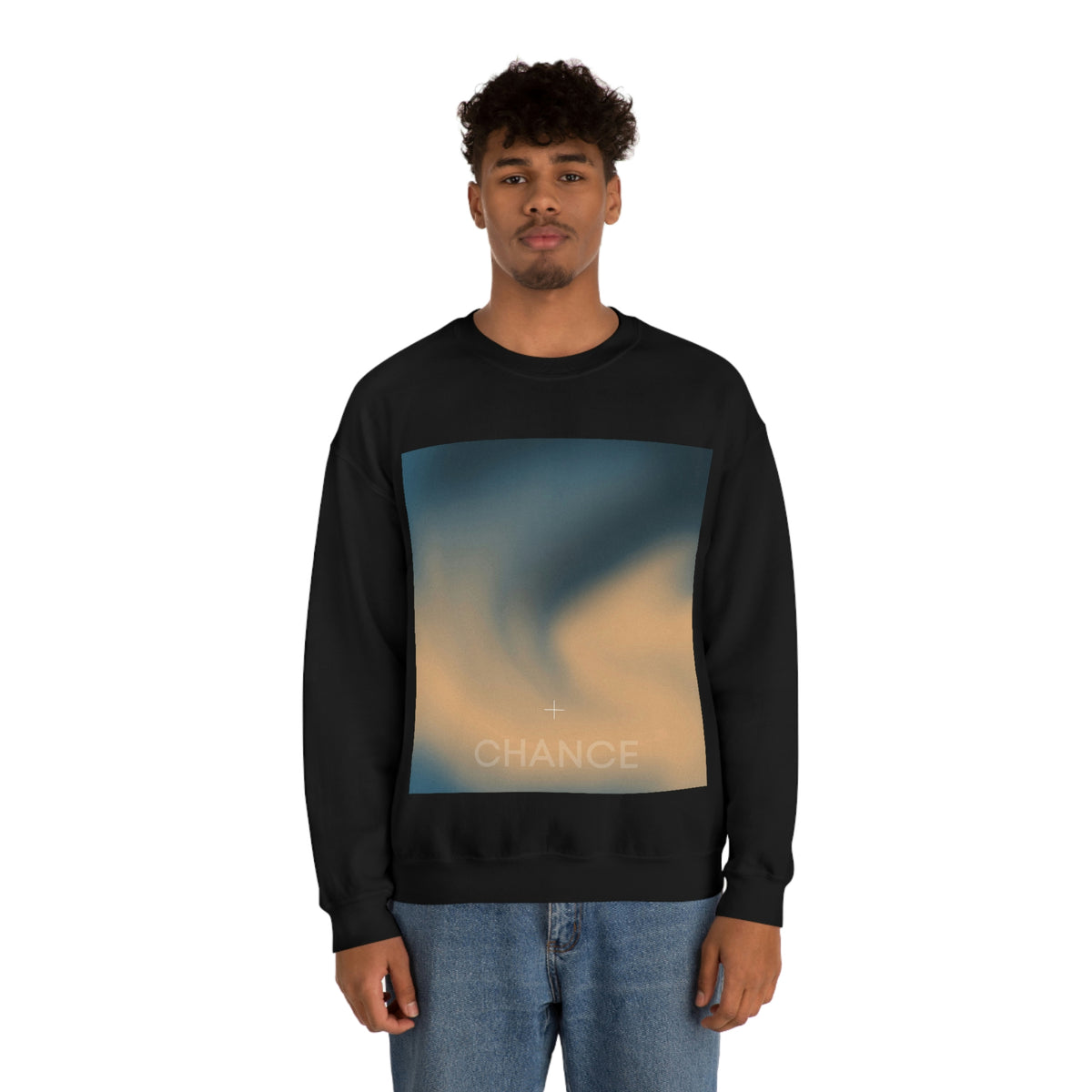 Mens Gradient Swirl Sweatshirt