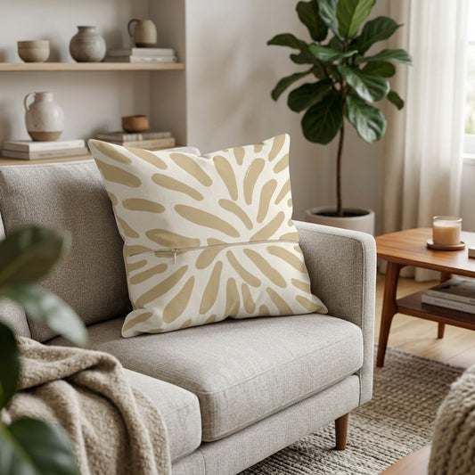 Abstract Floral Cushion Home Decoration Accents - 4 Sizes