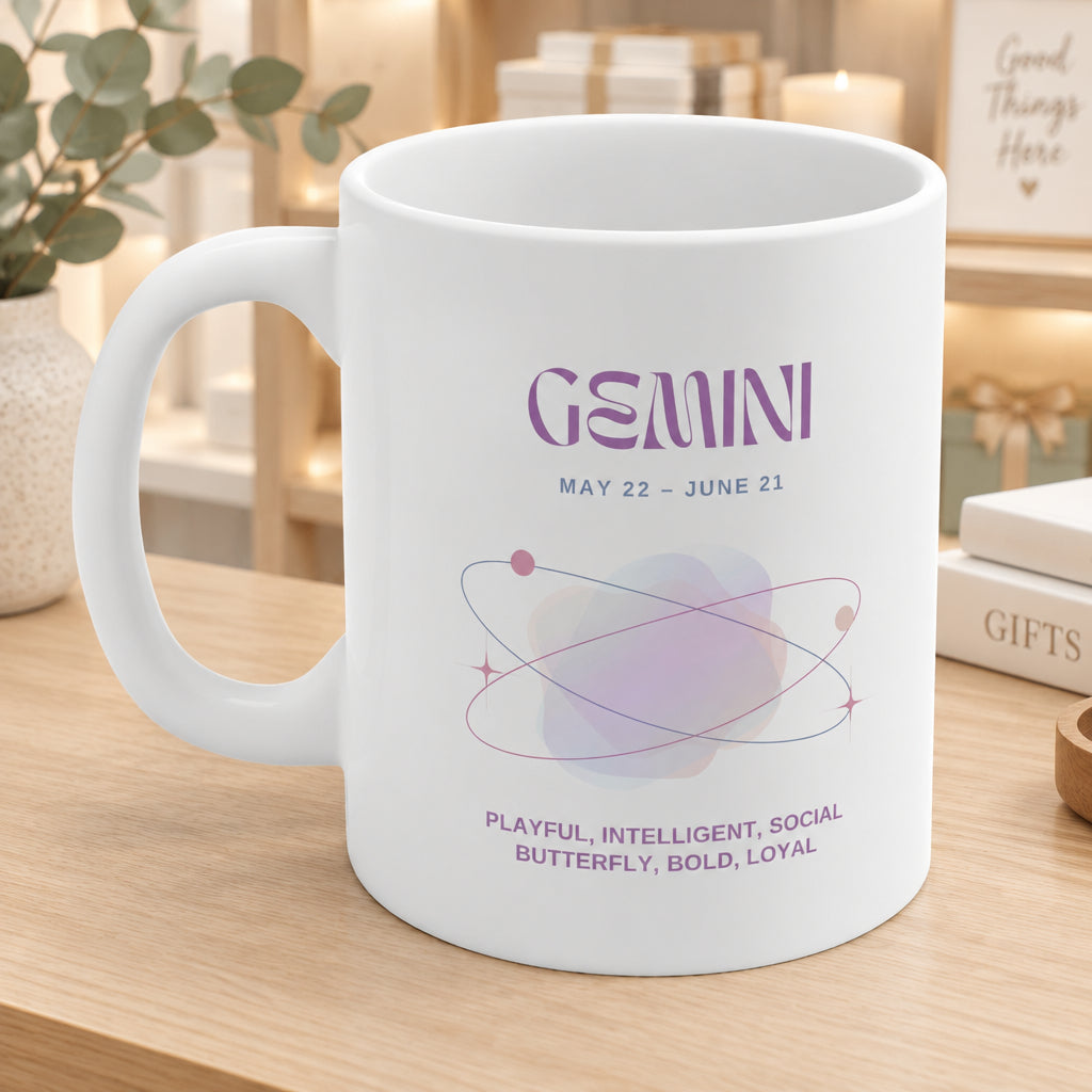 Gemini Astrology Traits Mug