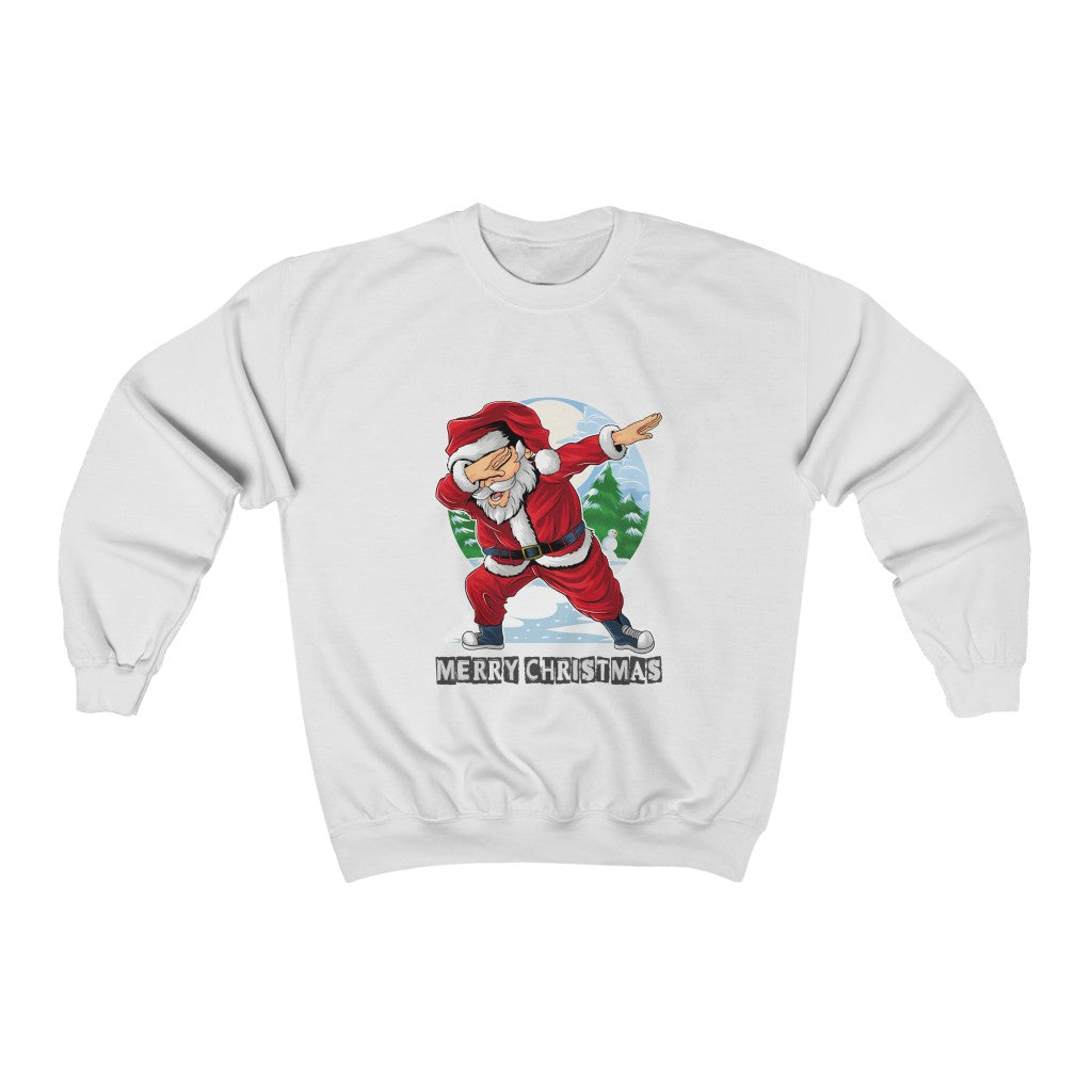 Mens Dabbing Santa Crewneck Sweatshirt