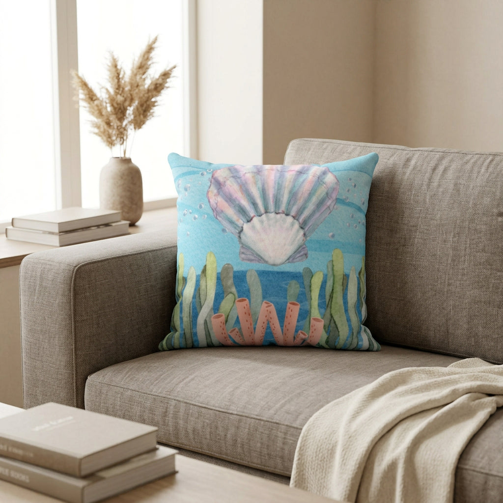 Seashell Design Cushion Home Decoration Accents - 4 Sizes