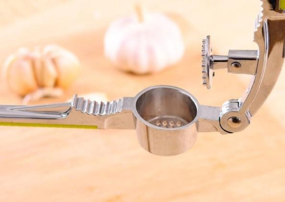 Stainless Steel Multi Purpose Garlic, Nuts and Food Cracker 2 PCS SET