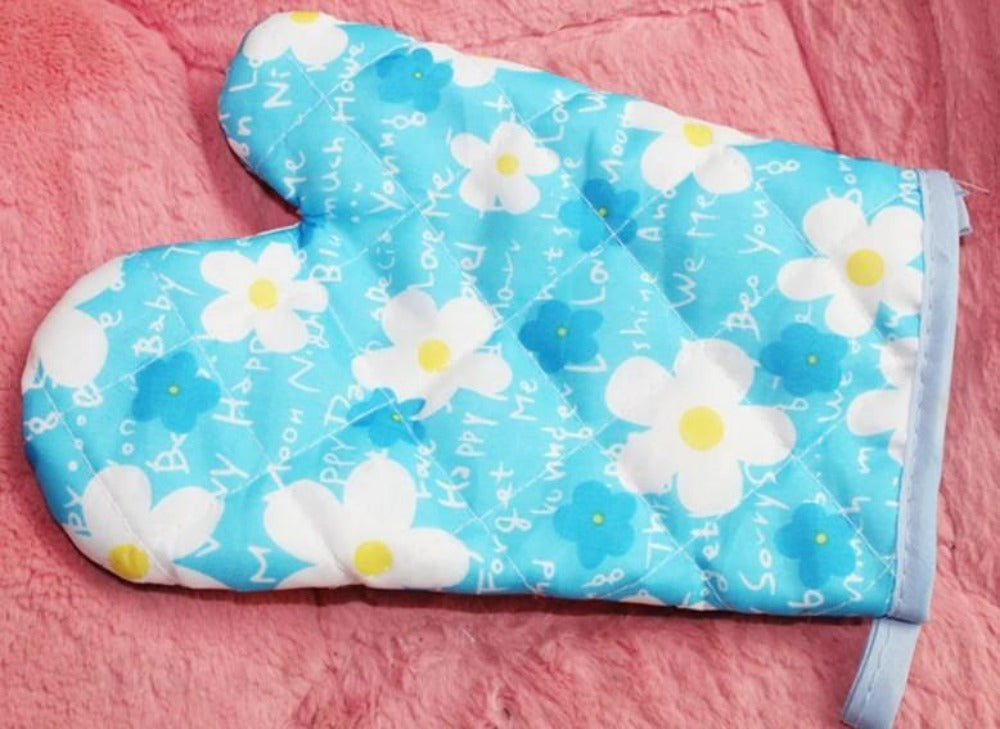 Microwave and Oven Heat Resistant Gloves Set - 3 pcs set