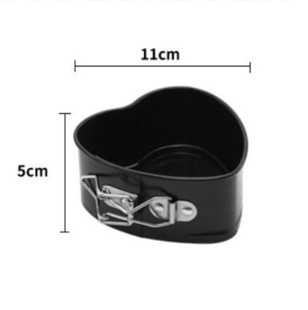 Non-Stick Love Heart Shape Cake Mold 3 pcs set