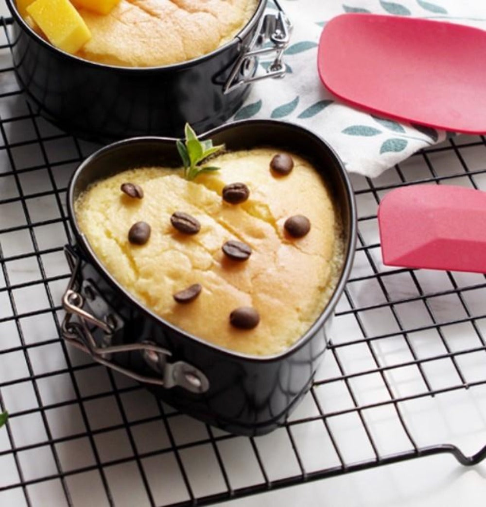 Non-Stick Love Heart Shape Cake Mold 2 units