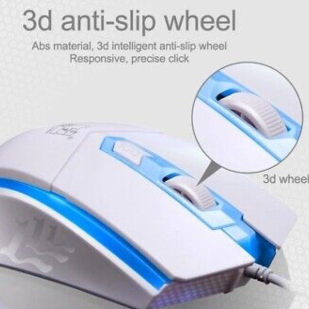 White Knight Gaming Keyboard and Mouse Set