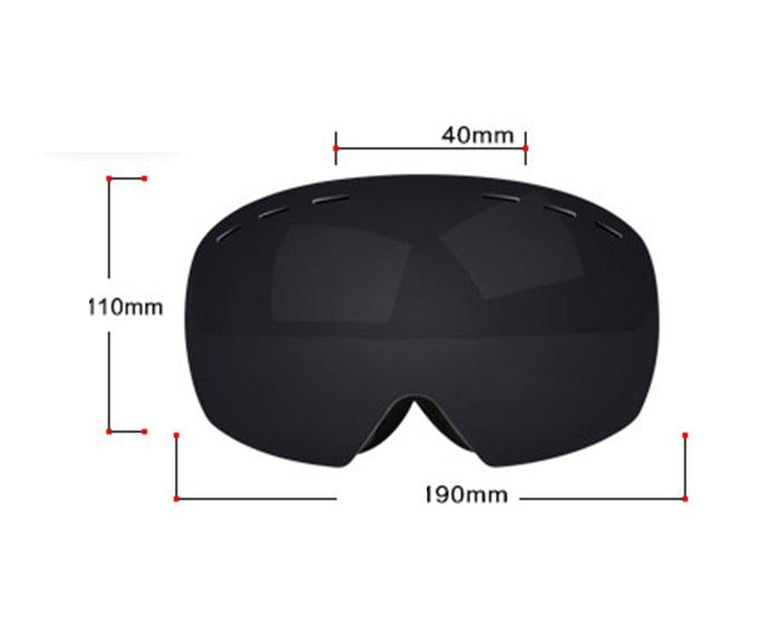 Stylish UV Protection Anti Fog Ski Goggles