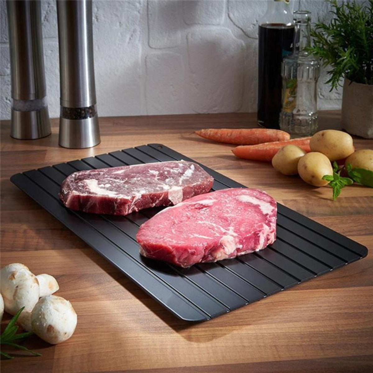 Fast Defrosting Thaw Food Tray for Meat and Seafood