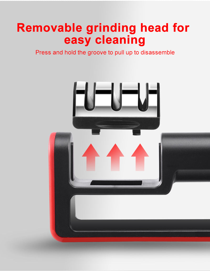 Knife Sharpener 3 Stage Handheld Professional Sharpening System