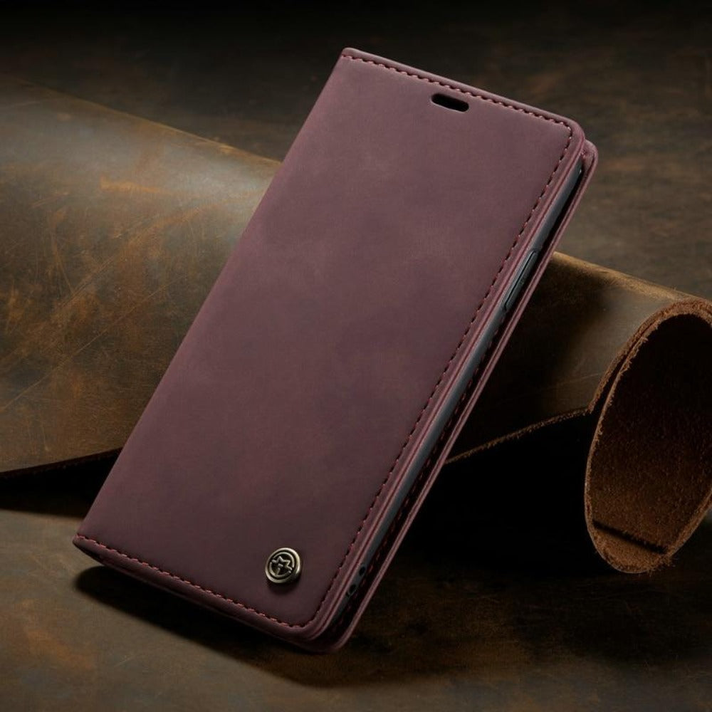 Luxury Magnetic Flip Wallet Case for iPhone