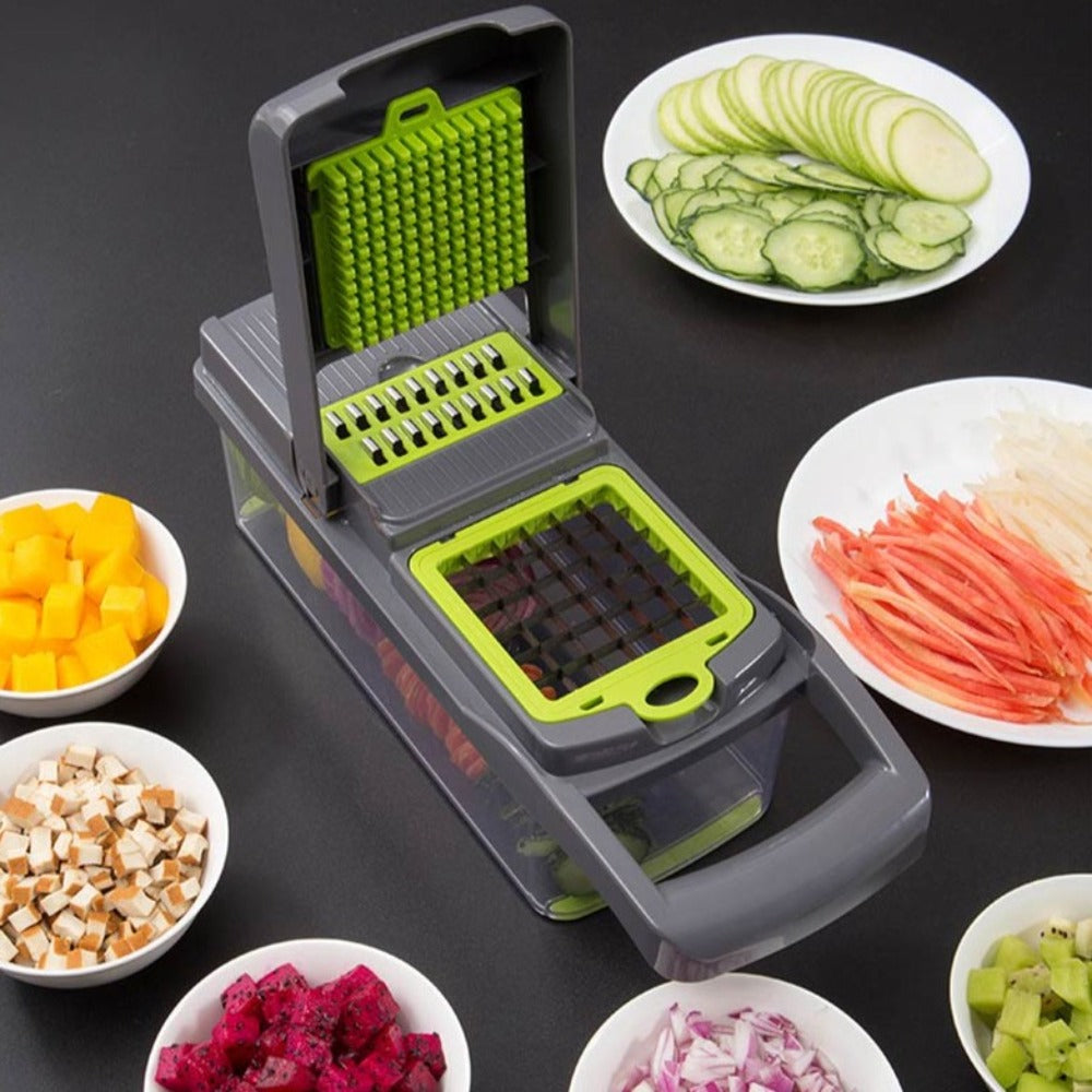 Multifunction Vegetable Fruit Slicer Chopper Food Container