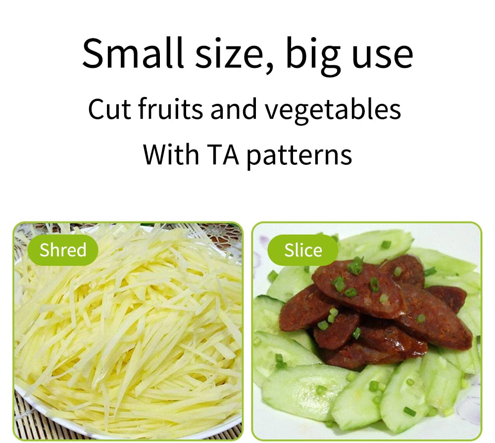 Multi function Stainless Steel Vegetable Slicer With Draining Basket