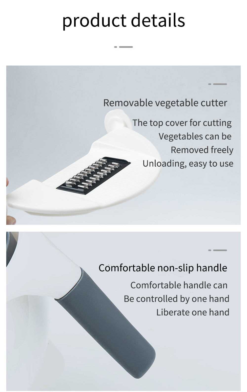 Multi function Stainless Steel Vegetable Slicer With Draining Basket
