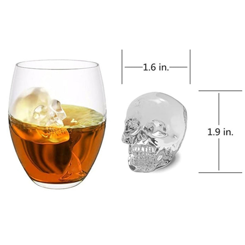 Buy 1 Get 2 Free | Skeleton Skull Shape Ice Cube Mold