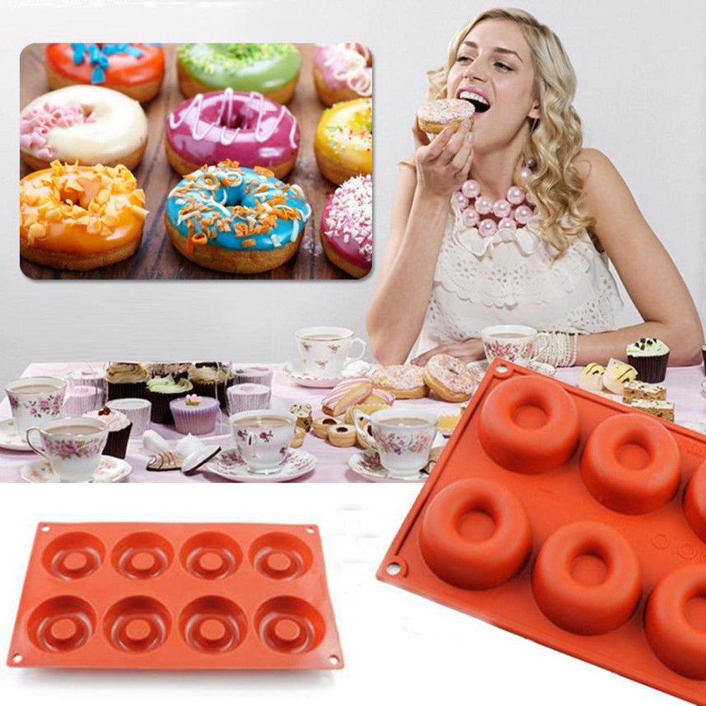 Silicone Donut Baking Mold 2 pcs set
