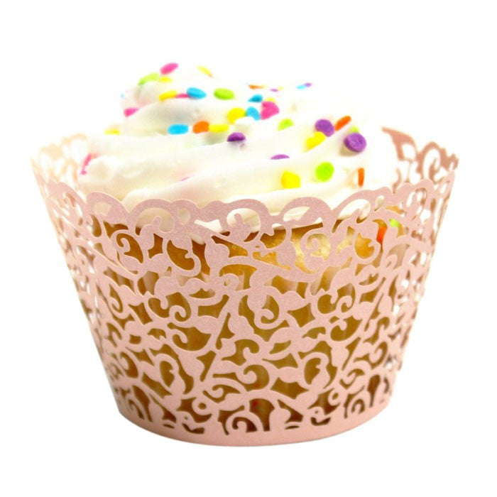 Wholesale Lace Laser Cut Cupcake Wrapper 400 units