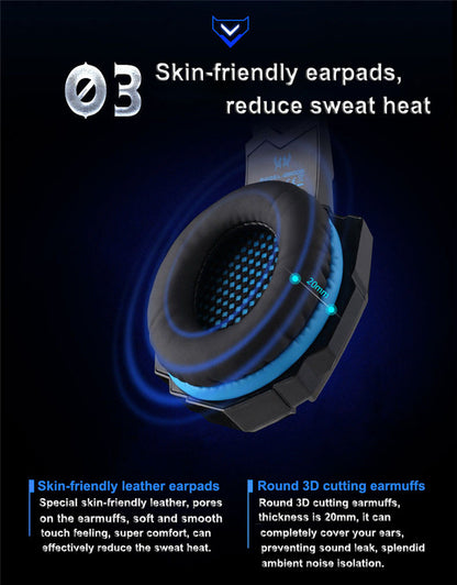 Ninja Dragon G9300 LED Gaming Headset with Microphone