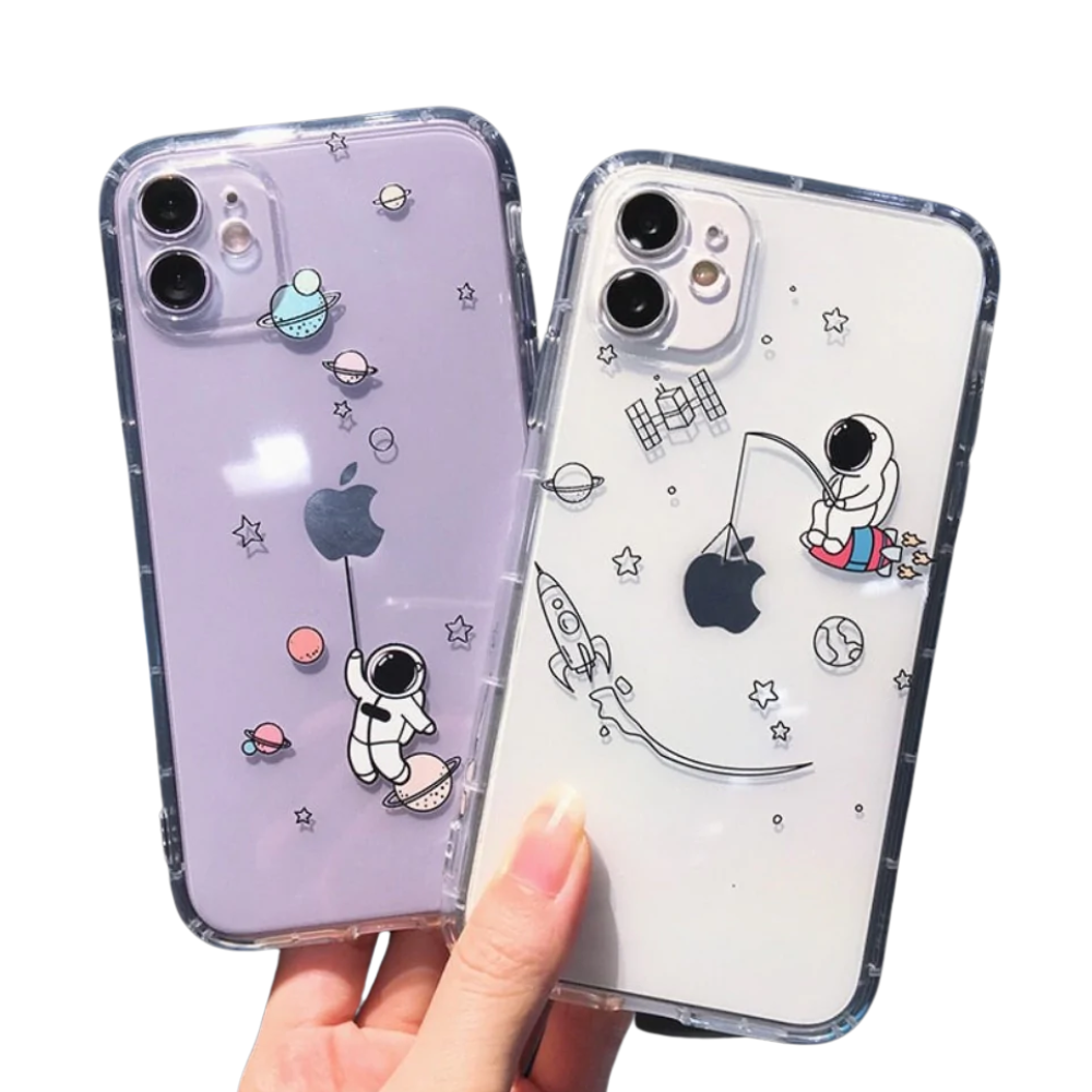 Astronaut in Space Protective Case for iPhone
