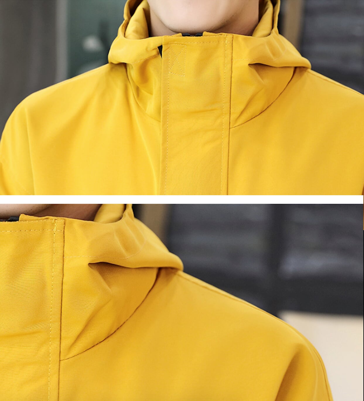 Mens Windproof Jacket with Hood